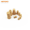 Hnegko Bronze Powner Micropore Échappement flexible Filtre Filtre Filtre Filtre en acier inoxydable poreux fritté